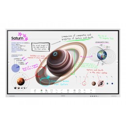 Samsung WM85B interactive whiteboard 2,16 m (85") 3840 x 2160 пикселей Сенсорный экран Серый, Белый