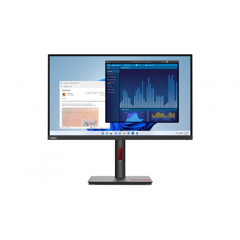 Lenovo ThinkVision T27p-30 LED display 68,6 cm (27") 3840 x 2160 пикселей 4K Ultra HD Черный