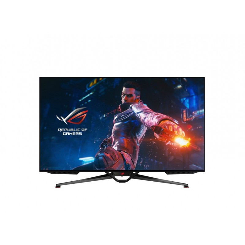 ASUS ROG Swift PG48UQ monitori 120,7 cm (47.5") 3840 x 2160 pikseļi 4K Ultra HD OLED Melns