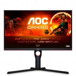 AOC G3 25G3ZM BK монитор для ПК 62,2 cm (24.5") 1920 x 1080 пикселей Full HD Черный, Красный