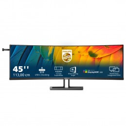 Philips 6000 series 45B1U6900C 00 LED display 113 cm (44.5") 5120 x 1440 pikseļi UltraWide Dual Quad HD Melns