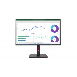 Lenovo ThinkVision T32h-30 LED display 80 cm (31.5") 2560 x 1440 pikseļi Quad HD Melns