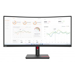 Lenovo ThinkVision T34w-30 LED display 86,4 cm (34") 3440 x 1440 пикселей Wide Quad HD Черный