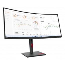 Lenovo ThinkVision T34w-30 LED display 86,4 cm (34") 3440 x 1440 пикселей Wide Quad HD Черный