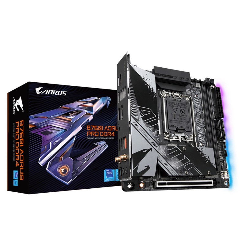 GIGABYTE B760I AORUS PRO DDR4 материнская плата Intel B760 Express LGA 1700 Mini ITX