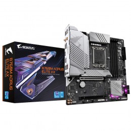 GIGABYTE B760M AORUS ELITE AX mātes plate Intel B760 Express LGA 1700 mikro ATX