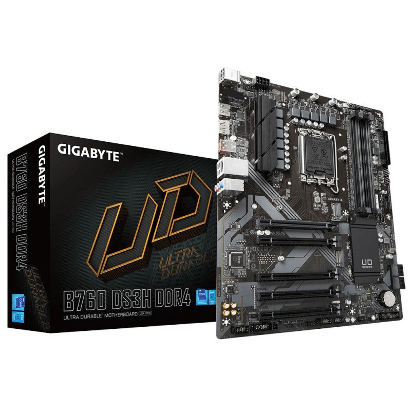 GIGABYTE B760 DS3H DDR4 материнская плата Intel B760 Express LGA 1700 ATX