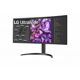 LG 34WQ75C-B monitori 86,4 cm (34") 3440 x 1440 pikseļi Quad HD LCD Melns