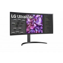 LG 34WQ75C-B монитор для ПК 86,4 cm (34") 3440 x 1440 пикселей Quad HD ЖК Черный