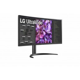 LG 34WQ75C-B monitori 86,4 cm (34") 3440 x 1440 pikseļi Quad HD LCD Melns