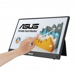 ASUS ZenScreen MB16AHT монитор для ПК 39,6 cm (15.6") 1920 x 1080 пикселей Full HD Сенсорный экран Черный