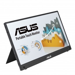 ASUS ZenScreen MB16AHT монитор для ПК 39,6 cm (15.6") 1920 x 1080 пикселей Full HD Сенсорный экран Черный