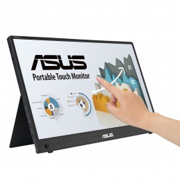 ASUS ZenScreen MB16AHT монитор для ПК 39,6 cm (15.6") 1920 x 1080 пикселей Full HD Сенсорный экран Черный