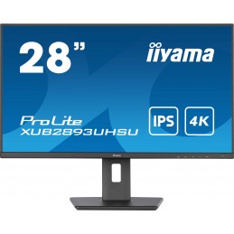 iiyama ProLite монитор для ПК 71,1 cm (28") 3840 x 2160 пикселей 4K Ultra HD LED Черный