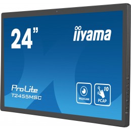 iiyama T2455MSC-B1 информационный дисплей Цифровая информационная плоская панель 61 cm (24") LED 400 cd m² Full HD Черный