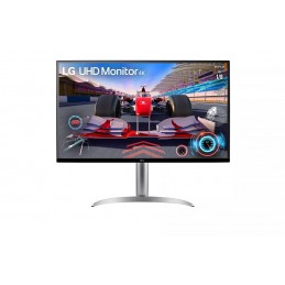 LG 32UQ750P-W monitori 80 cm (31.5") 3840 x 2160 pikseļi 4K Ultra HD LCD Sudrabs