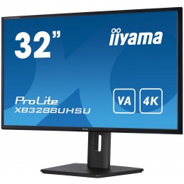 iiyama ProLite XB3288UHSU-B5 monitori 80 cm (31.5") 3840 x 2160 pikseļi 4K Ultra HD LCD Melns