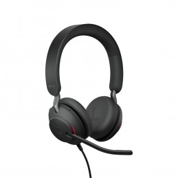 Jabra Evolve2 40 SE Austiņas Vadu Zvani   mūzika USB Type-A Melns