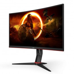 AOC CQ27G2S BK monitori 68,6 cm (27") 2560 x 1440 pikseļi Quad HD Melns, Sarkans