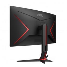 AOC CQ27G2S BK monitori 68,6 cm (27") 2560 x 1440 pikseļi Quad HD Melns, Sarkans