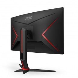 AOC CQ27G2S BK monitori 68,6 cm (27") 2560 x 1440 pikseļi Quad HD Melns, Sarkans