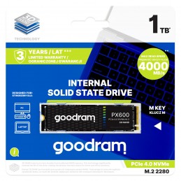 Goodram SSDPR-PX600-1K0-80 внутренний твердотельный накопитель 1 TB M.2 PCI Express 4.0 NVMe 3D NAND