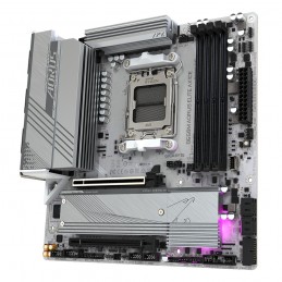 GIGABYTE B650M AORUS ELITE AX ICE mātes plate AMD B650 AM5 pieslēgvieta mikro ATX