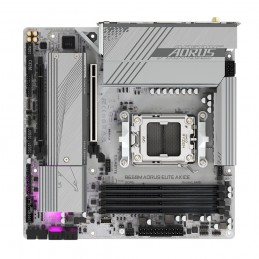 GIGABYTE B650M AORUS ELITE AX ICE материнская плата AMD B650 Socket AM5 Микро ATX