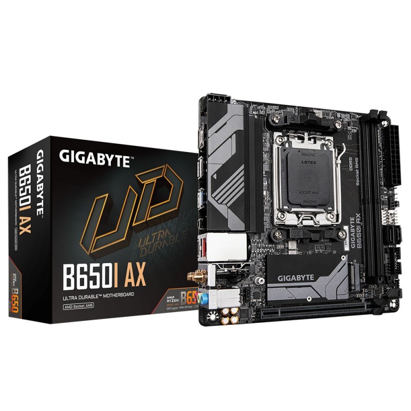 GIGABYTE B650I AX материнская плата AMD B650 Socket AM5 Mini ITX