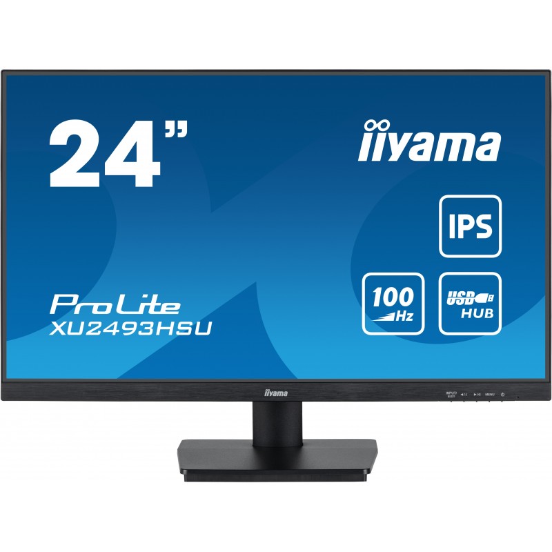 iiyama ProLite XU2493HSU-B6 monitori 61 cm (24") 1920 x 1080 pikseļi Full HD LED Melns