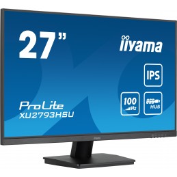 iiyama ProLite monitori 68,6 cm (27") 1920 x 1080 pikseļi Full HD LED Melns