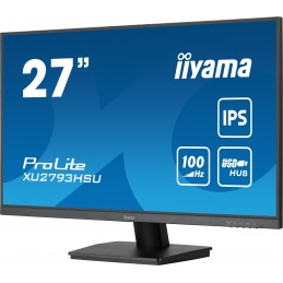 iiyama ProLite monitori 68,6 cm (27") 1920 x 1080 pikseļi Full HD LED Melns