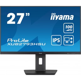 iiyama ProLite monitori 68,6 cm (27") 1920 x 1080 pikseļi Full HD LED Melns