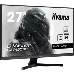 iiyama G-MASTER G2745QSU-B1 monitori 68,6 cm (27") 2560 x 1440 pikseļi Dual WQHD LED Melns