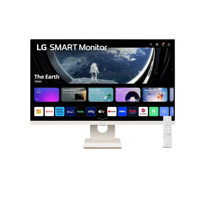 LG Smart 27SR50F-W.AEU monitori 68,6 cm (27") 1920 x 1080 pikseļi Full HD LED Balts