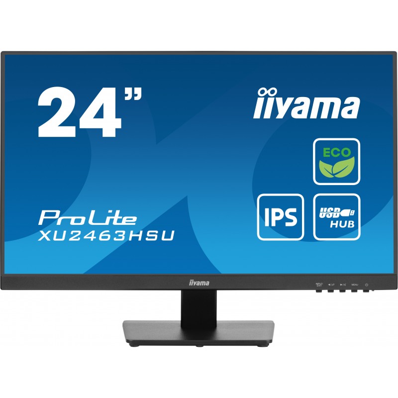 iiyama ProLite XU2463HSU-B1 монитор для ПК 60,5 cm (23.8") 1920 x 1080 пикселей Full HD LED Черный