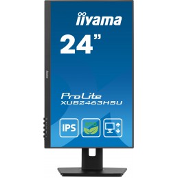 iiyama ProLite XUB2463HSU-B1 monitori 61 cm (24") 1920 x 1080 pikseļi Full HD LED Melns