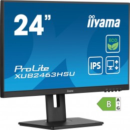 iiyama ProLite XUB2463HSU-B1 monitori 61 cm (24") 1920 x 1080 pikseļi Full HD LED Melns