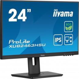 iiyama ProLite XUB2463HSU-B1 monitori 61 cm (24") 1920 x 1080 pikseļi Full HD LED Melns