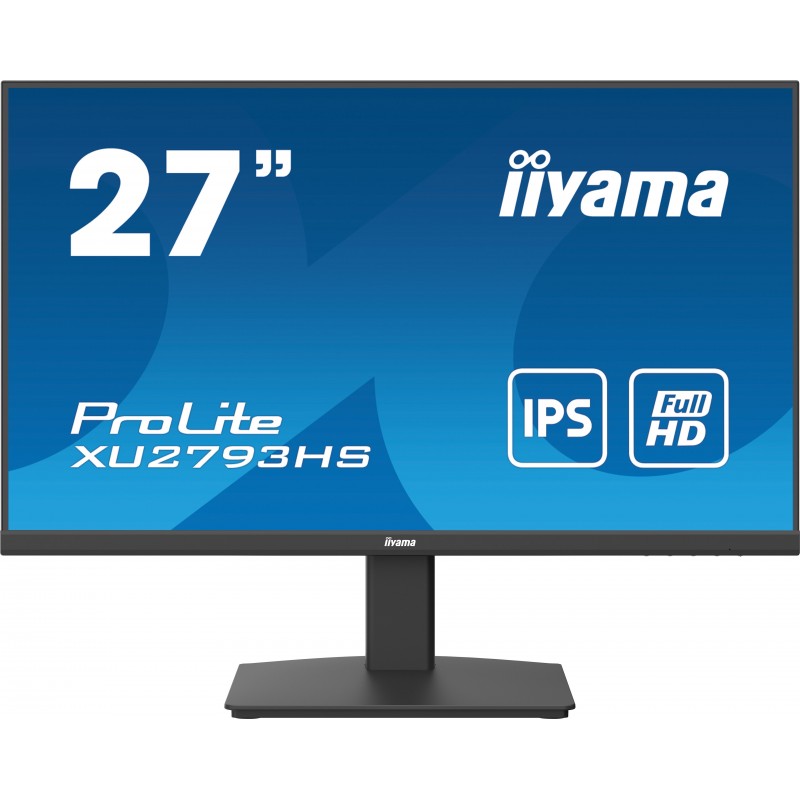 iiyama ProLite XU2793HS-B6 monitori 68,6 cm (27") 1920 x 1080 pikseļi Full HD LED Melns