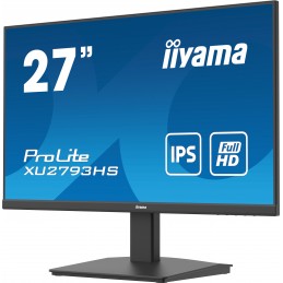 iiyama ProLite XU2793HS-B6 monitori 68,6 cm (27") 1920 x 1080 pikseļi Full HD LED Melns