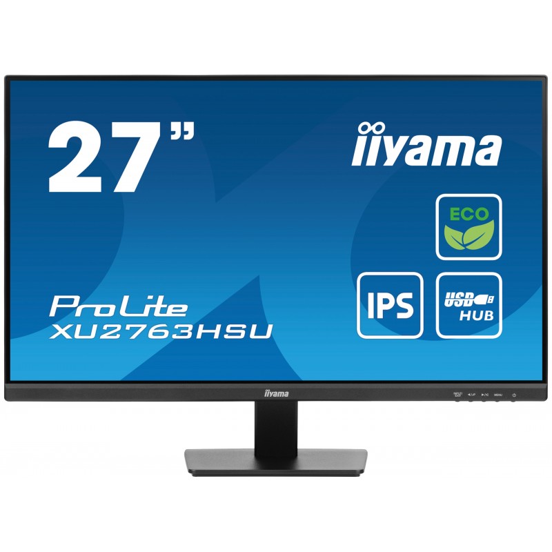 iiyama ProLite XU2763HSU-B1 monitori 68,6 cm (27") 1920 x 1080 pikseļi Full HD LED Melns