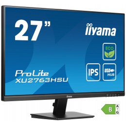 iiyama ProLite XU2763HSU-B1 monitori 68,6 cm (27") 1920 x 1080 pikseļi Full HD LED Melns