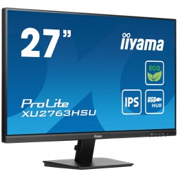 iiyama ProLite XU2763HSU-B1 monitori 68,6 cm (27") 1920 x 1080 pikseļi Full HD LED Melns