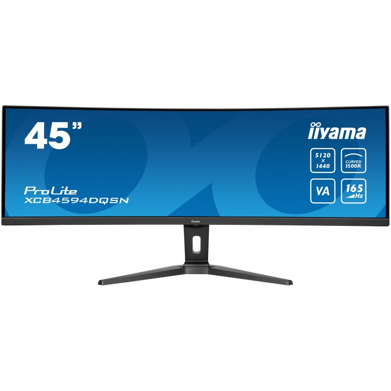 iiyama G-MASTER 45"LCD Curved Bus. UWQHD monitori 114,3 cm (45") 5120 x 1440 pikseļi Dual QHD LED Melns