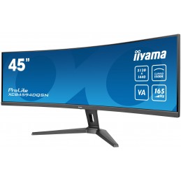 iiyama G-MASTER 45"LCD Curved Bus. UWQHD monitori 114,3 cm (45") 5120 x 1440 pikseļi Dual QHD LED Melns