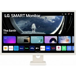 LG Smart 32SR50F-W.AEU monitori 80 cm (31.5") 1920 x 1080 pikseļi Full HD LED Balts