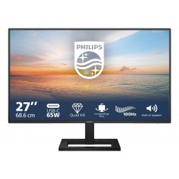 Philips 1000 series 27E1N1600AE 00 monitori 68,6 cm (27") 2560 x 1440 pikseļi Quad HD LCD Melns