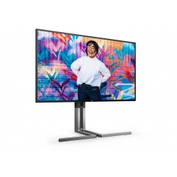 AOC U27U3CV monitori 68,6 cm (27") 3840 x 2160 pikseļi 4K Ultra HD LCD Melns