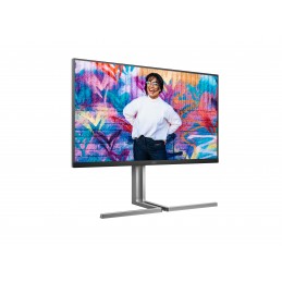 AOC U32U3CV monitori 80 cm (31.5") 3840 x 2160 pikseļi 4K Ultra HD LCD Melns